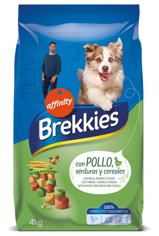 fotografía de perros Nuevo Brekkies de Affinity Perros Chicken